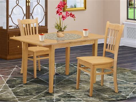 East West Furniture Butterfly Leaf Dining Table